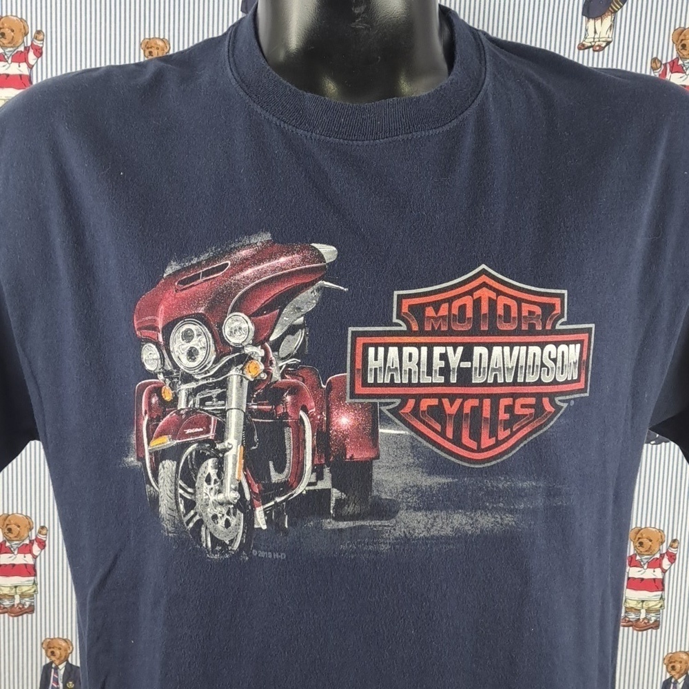 Harley-davidson Smoky Mountain TN double-sided graphics XL black shop t-shirt